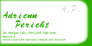 adrienn pericht business card